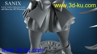 美少女战士模型,月野兔3D打印模型的图片9