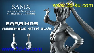 美少女战士模型,月野兔3D打印模型的图片19