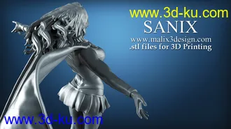 超级少女模型,女超人3D打印模型的图片1