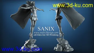 超级少女模型,女超人3D打印模型的图片2