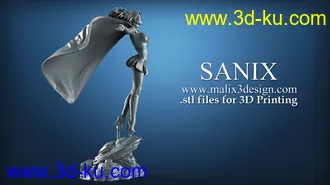 超级少女模型,女超人3D打印模型的图片3