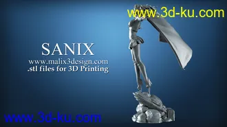 超级少女模型,女超人3D打印模型的图片4