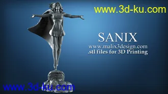 超级少女模型,女超人3D打印模型的图片12