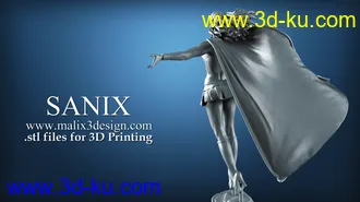 超级少女模型,女超人3D打印模型的图片13