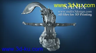 超级少女模型,女超人3D打印模型的图片16