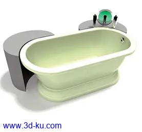 洗脸盘模型,浴缸模型,地漏模型合集共70个的图片