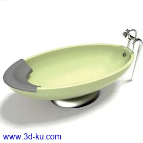 洗脸盘模型,浴缸模型,地漏模型合集共70个的图片59