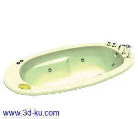 洗脸盘模型,浴缸模型,地漏模型合集共70个的图片
