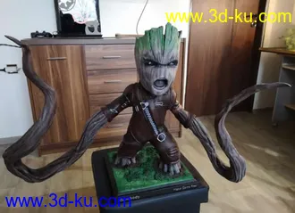 银河护卫队-格鲁特小孩3D打印模型的图片