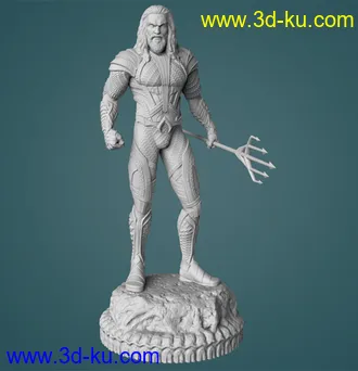 DC漫画角色亚瑟·库瑞3D打印模型的图片