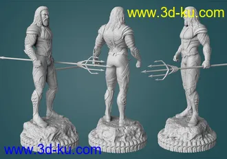 DC漫画角色亚瑟·库瑞3D打印模型的图片