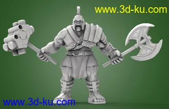 漫威角色-绿巨人3D打印模型的图片