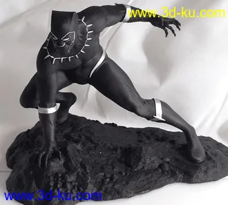 《神奇四侠》角色黑豹-3D打印模型的图片