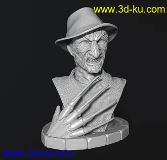 《猛鬼街》杀人狂弗莱迪-3D打印模型的图片