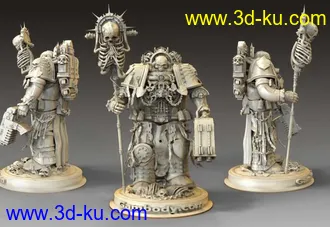 战锤牧师-3D打印模型的图片1