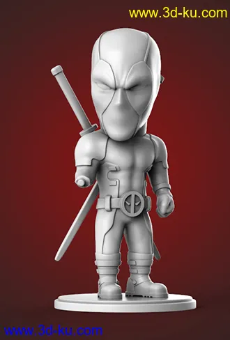 死侍-3D打印模型的图片