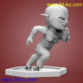 DC漫画-闪电侠-3D打印模型的图片