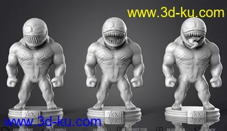 《神奇蜘蛛侠》毒液-3D打印模型的图片