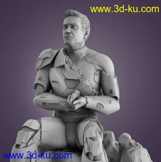 钢铁侠和灭霸-3D打印模型的图片3