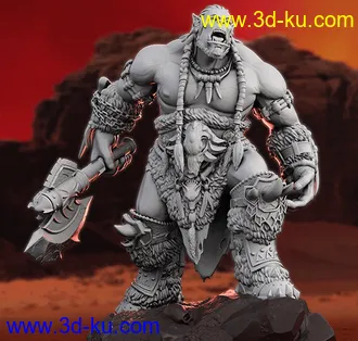 《魔兽世界》Durotan 杜隆坦-3D打印模型的图片