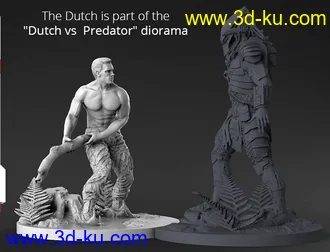《铁血战士》角色-3D打印模型的图片