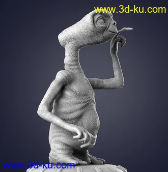 《外星人E.T.》角色-3D打印模型的图片