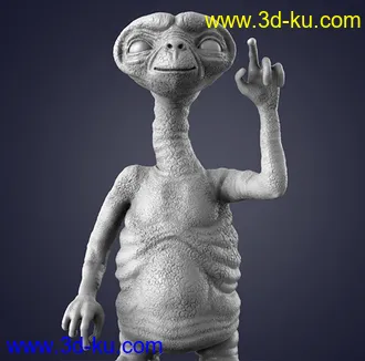 《外星人E.T.》角色-3D打印模型的图片