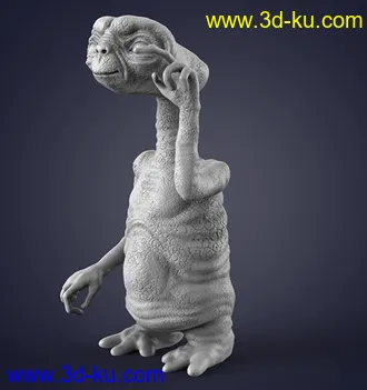 《外星人E.T.》角色-3D打印模型的图片