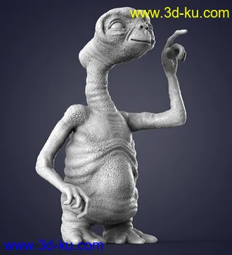 《外星人E.T.》角色-3D打印模型的图片