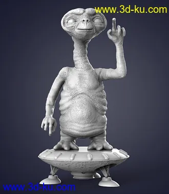 《外星人E.T.》角色-3D打印模型的图片