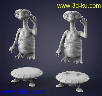 《外星人E.T.》角色-3D打印模型的图片