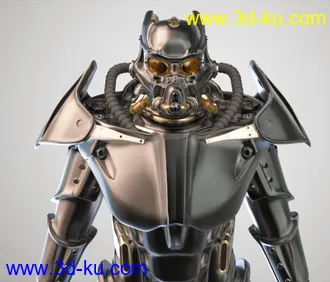 飞地x-02动力装甲-3D打印模型的图片