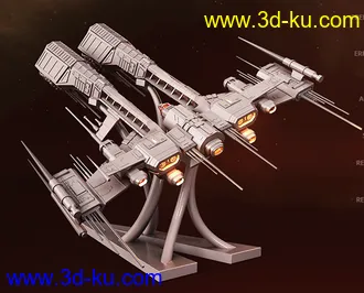 太空飞行器-Rifter-3D打印模型的图片