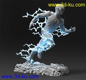 闪电侠-3D打印模型的图片