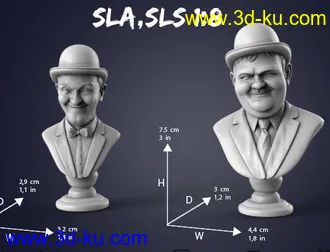 老瑞和哈迪-3D打印模型的图片