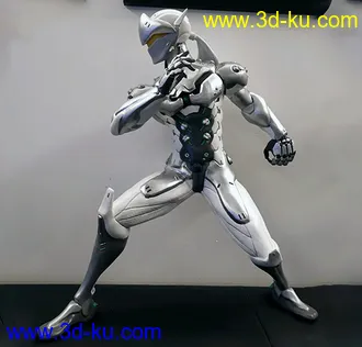 《守望先锋》源氏-3D打印模型的图片