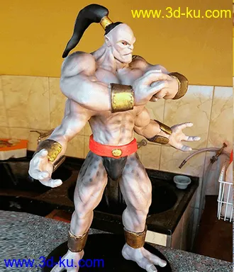 《真人快打》GORO（高洛）-3D打印模型的图片