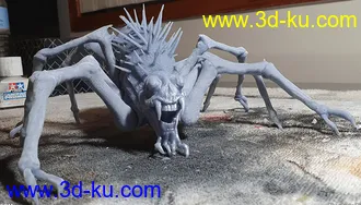 《迷雾》灰鳏夫,蜘蛛怪-3D打印模型的图片