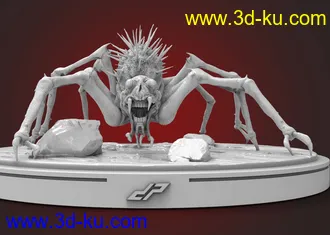 《迷雾》灰鳏夫,蜘蛛怪-3D打印模型的图片