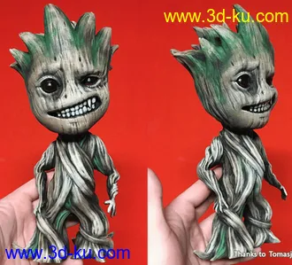 漫威-小格鲁特-3D打印模型的图片2