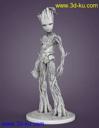 小格鲁特-3D打印模型的图片