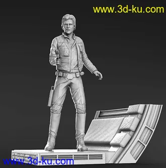 《星球大战》Han Solo-3D打印模型的图片