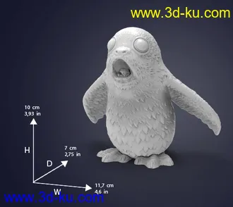 《星球大战》波尔格鸟-3D打印模型的图片