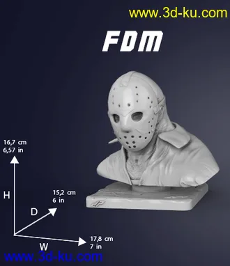 《十三号星期五》杰森-3D打印模型的图片