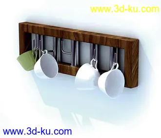 厨具长排挂钩,墙勾子,壁挂,置物架,刀架,厕纸架,毛巾架,模型合集的图片