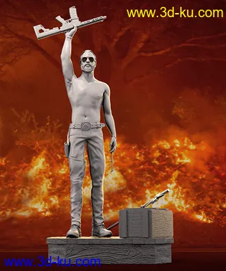 《孤岛惊魂5》角色-3D打印模型的图片1