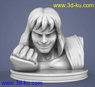《街头霸王》肯·马斯达斯-3D打印模型的图片