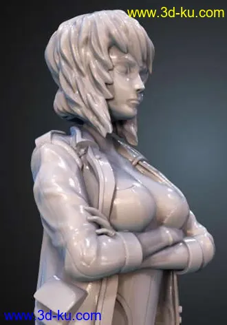 《攻壳机动队》草薙素子-3D打印模型的图片