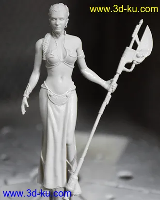 《星球大战》莱娅公主-3D打印模型的图片