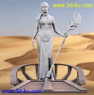 《星球大战》莱娅公主-3D打印模型的图片